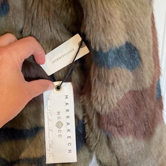 Gorgeous MARRAKECH (mcmcc) Camo faux fur jacket! Never been worn! - Picture 5 of 6